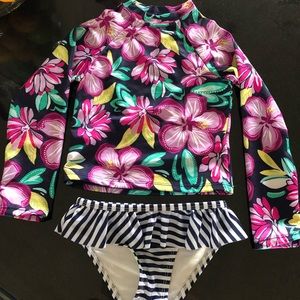 Toddler Rashguard Swimsuit- like New